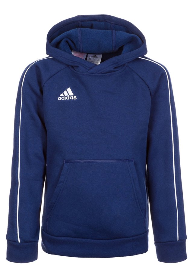 CORE - Sweat à capuche - dark blue/white
