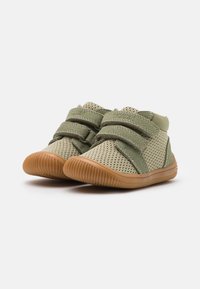 Woden TRISTAN - Boty se suchým zipem - dusty olive