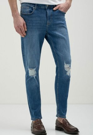 CON ROTTURE  - Jeans slim fit - blu