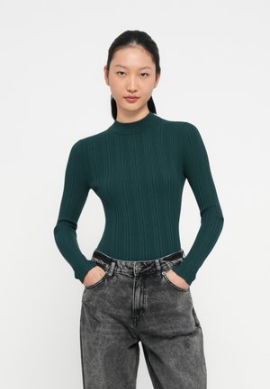 Strickpullover - dark green