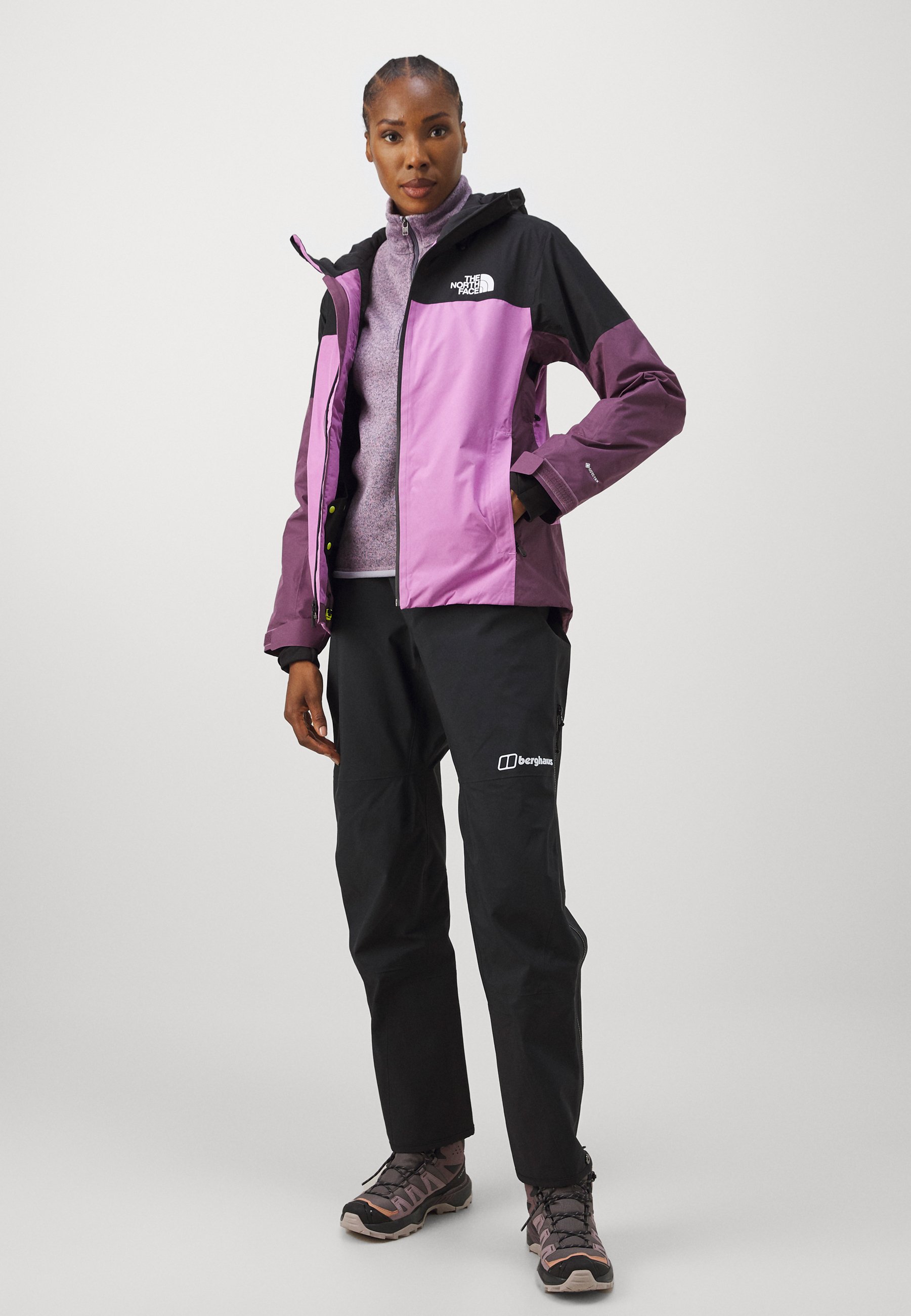 The North Face スキーウェア 黒/紫/グレー ULTREX The North Face スキーウェア 黒/紫/グレー ULTREX