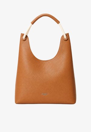 TWINSET, HOBO GRANDE C/MANICO IN CORDA - Borsa a mano - cuoio