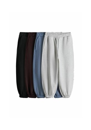 THE SET, 4 PACK CUFFED JOGGERS - Tracksuit bottoms - blue grey