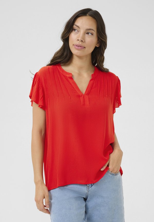 CRALLIE - Bluse - flame scarlet