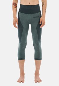 CEP Merino Base Layer Tights 3/4 Skiing - Leggings - bluegrey grey