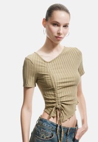 Koton SHORT SLEEVE - Blusa - green
