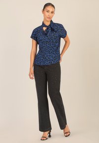 Apart Bluse - mittelblau-multicolor