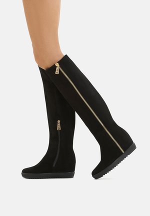 INNER - Stivali con i tacchi - mottled black