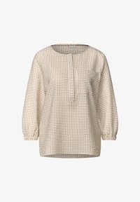 Street One KARIERTE SEERSUCKER Blouse beige ZALANDO