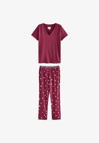 Niet geselecteerd, berry red stars