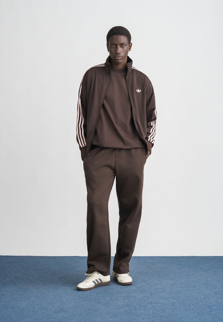 adidas ダークブラウン ジップアップジャージ　Ｌ fa45e6c14a77441eab947ba2b96cde