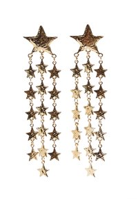 STAR  - Náušnice - gold-coloured