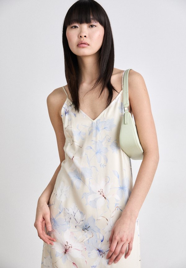 FLORAL PRINT SLIP DRESS - Day dress - putty4