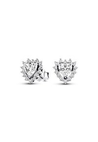 Pandora SPARKLING HEART HALO - Uhani - silver coloured