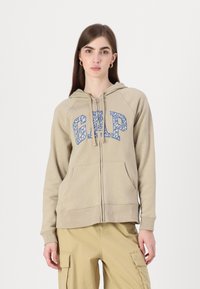 GAP HERITAGE - Mikina s kapucí - khaki beige
