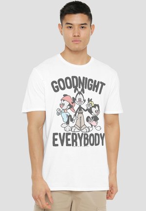 Cotton Soul, ANIMANIACS THE SIBLINGS - Print T-shirt - white