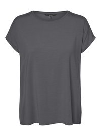 Vero Moda knitted jumper mini dress with balloon sleeves in black