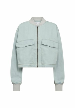 Co'couture TERRACC DENIM BOMBER - Bomber Jacket - fade denim