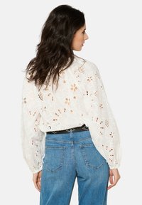 LolaLiza WITH BRODERIE ANGLAISE - Blouse - optical white