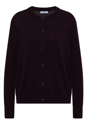 Cecil, CARDIGAN MIT RUNDHALS UND KNOPFLEISTE - Gilet - eggplant red