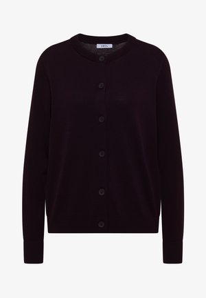 Cecil, CARDIGAN MIT RUNDHALS UND KNOPFLEISTE - Gilet - eggplant red