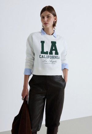Calliope, FELPA CON STAMPA - Sweatshirt - bianco lana