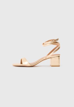 Sandales à talons hauts - gold-coloured
