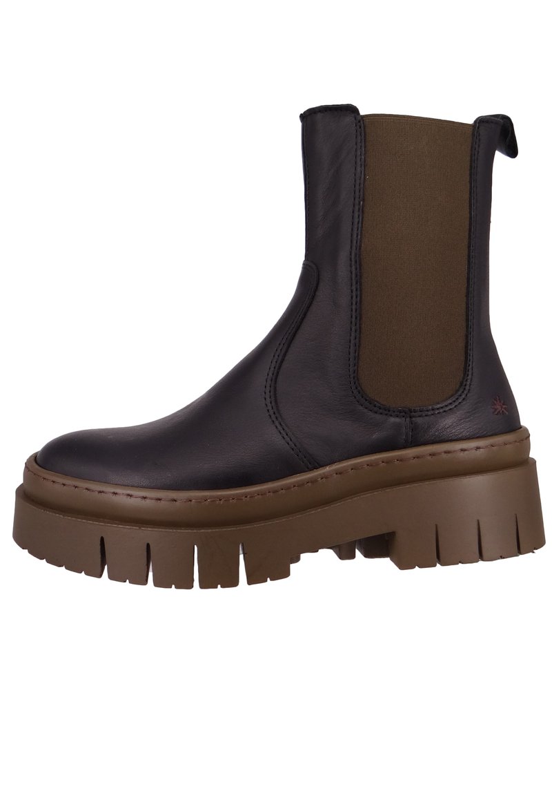*Art Botines con plataforma - black bronze