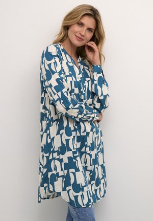 KAKENNY PLAIN WEAVE PRINTED - Shirt dress - legion blue graphic print