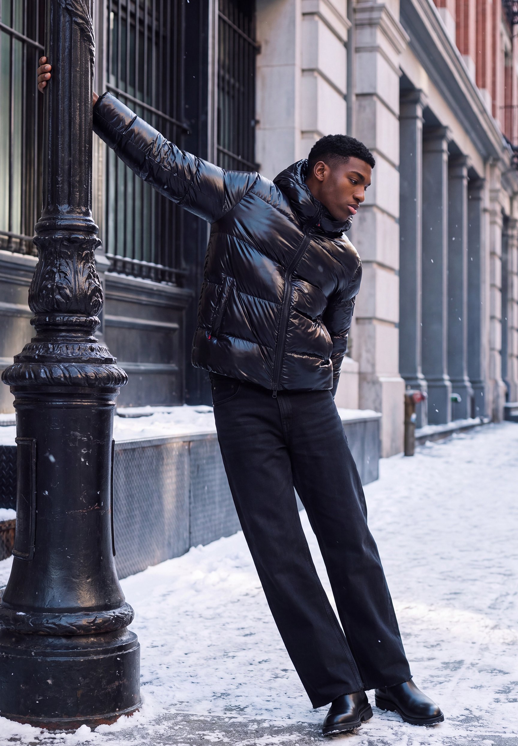 Zavetti Canada PALZINO - Winter jacket - jet black/black - Zalando