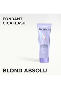 Kérastase Blond Absolu Cicaflash intensive stärkende Behandlung für aufgehelltes oder strähniges Haar in einer lavendelfarbenen Tube.