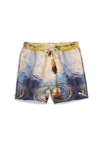 DYLAN EXHIBIT TERRY - Korte sportsbukser - vivid blue aop