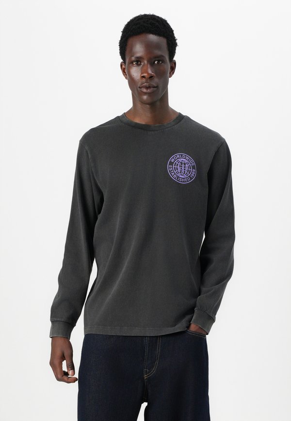 LOGO WORLDWIDE - Long sleeved top - moonless night3
