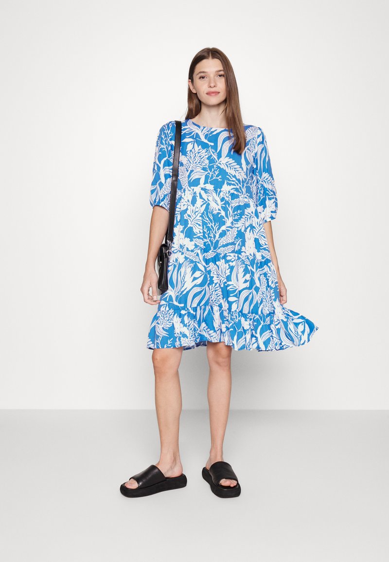 Damen Freizeitkleider | KnowledgeCotton Apparel Freizeitkleid campanula/blau - NE94215 Damen Freizeitkleider | KnowledgeCotton Apparel Freizeitkleid campanula/blau - NE94215