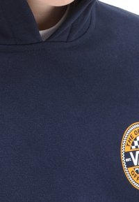 Vans CIRCLED CHECKER PO - Felpa con cappuccio - dark blue