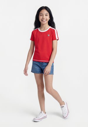 Fila ELIAS BOYS UNISEX - T-shirt de sport - fila red/white