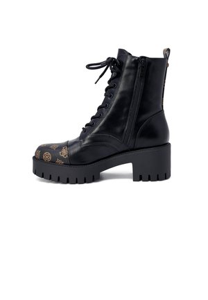 Guess Bottines à lacets - black