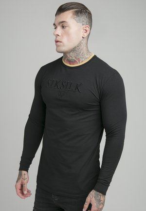 GYM TEE - Top s dlouhým rukávem - black