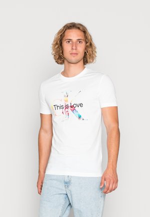 MONOGRAM TEE UNISEX - T-shirt con stampa - bright white