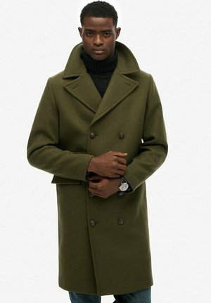 THE MERCHANT STORE LONG - Klassischer Mantel - olive night green