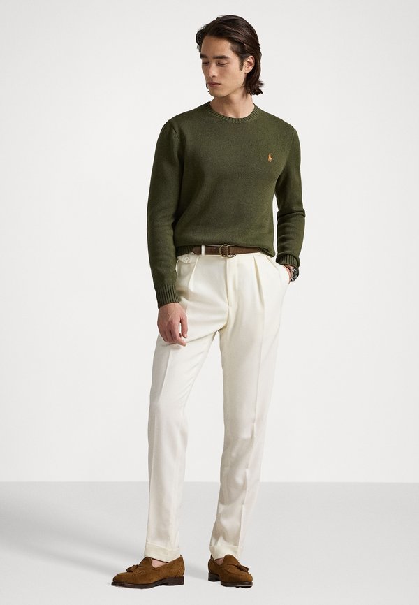 COTTON CREWNECK SWEATER - Jumper - new olive4