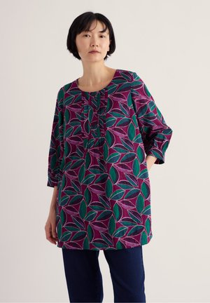 Seasalt Cornwall, SEASALT CORNWALL LERRYN TUNIC - Tuniek - leaf magenta