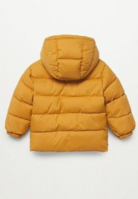 Mango Kids HOOD QUILTED - Allvädersjacka - mustard yellow