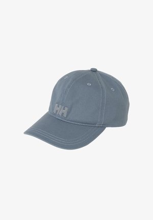 Gray baseball cap with curved brim and embroidered "HH" logo on the front left panel, shown against a white background.