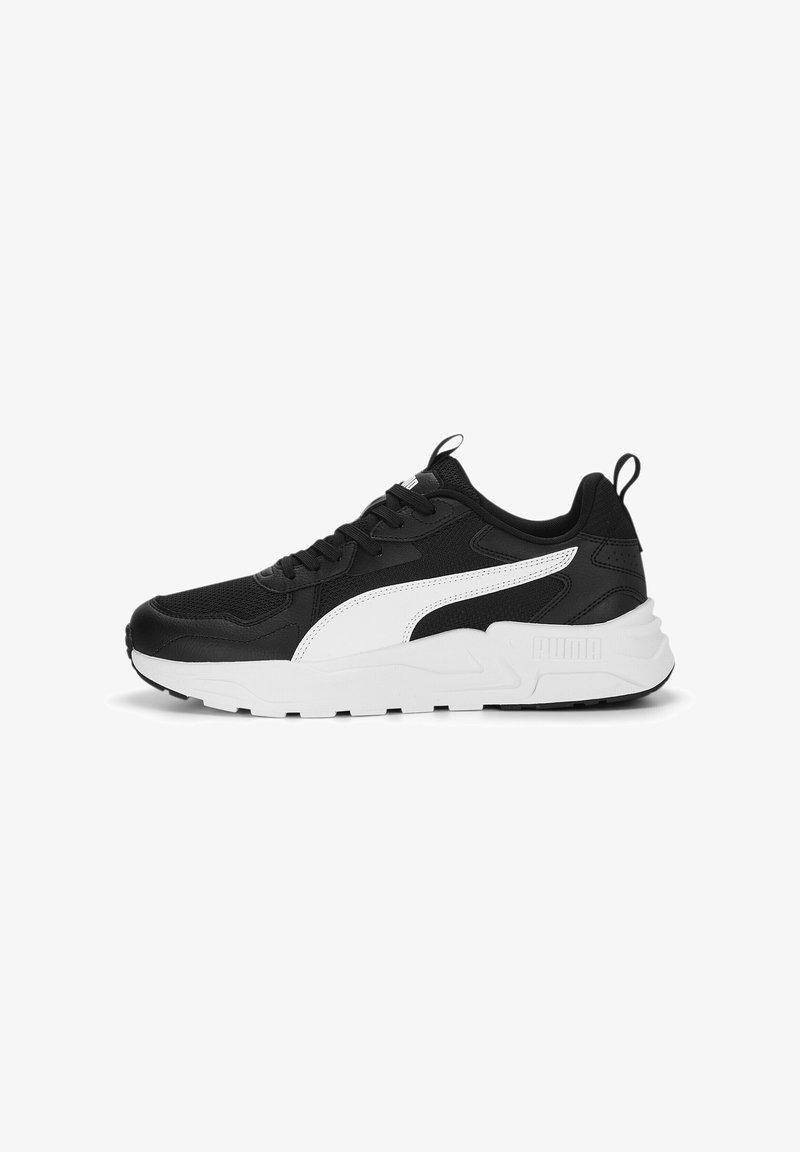 Puma TRINITY LITE - Baskets basses - black white