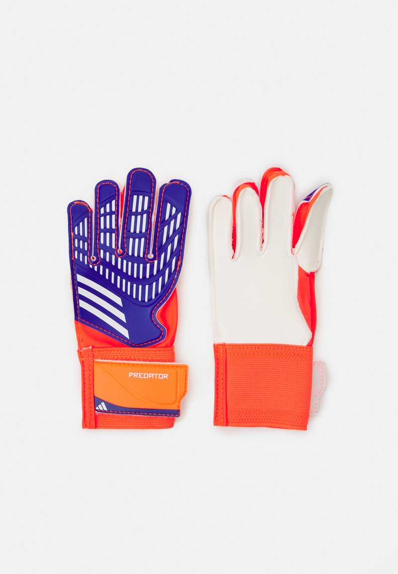 adidas Performance PREDATOR GOALKEEPER KIDS - Guantes de portero - lucid blue/solar red/white