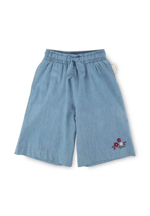 FUNNY DOG - Jeans Shorts - blau