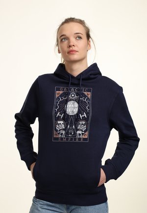 STAR WARS CLASSIC GALACTIC EMPIRE TAROT - Jersey con capucha - navy blue