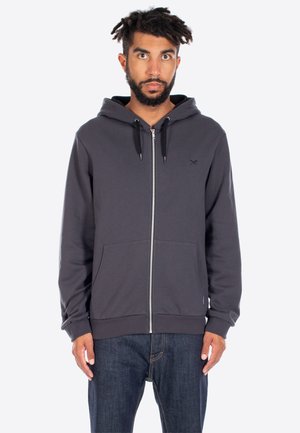 MINI FLAG HOOD - Zip-up sweatshirt - grey