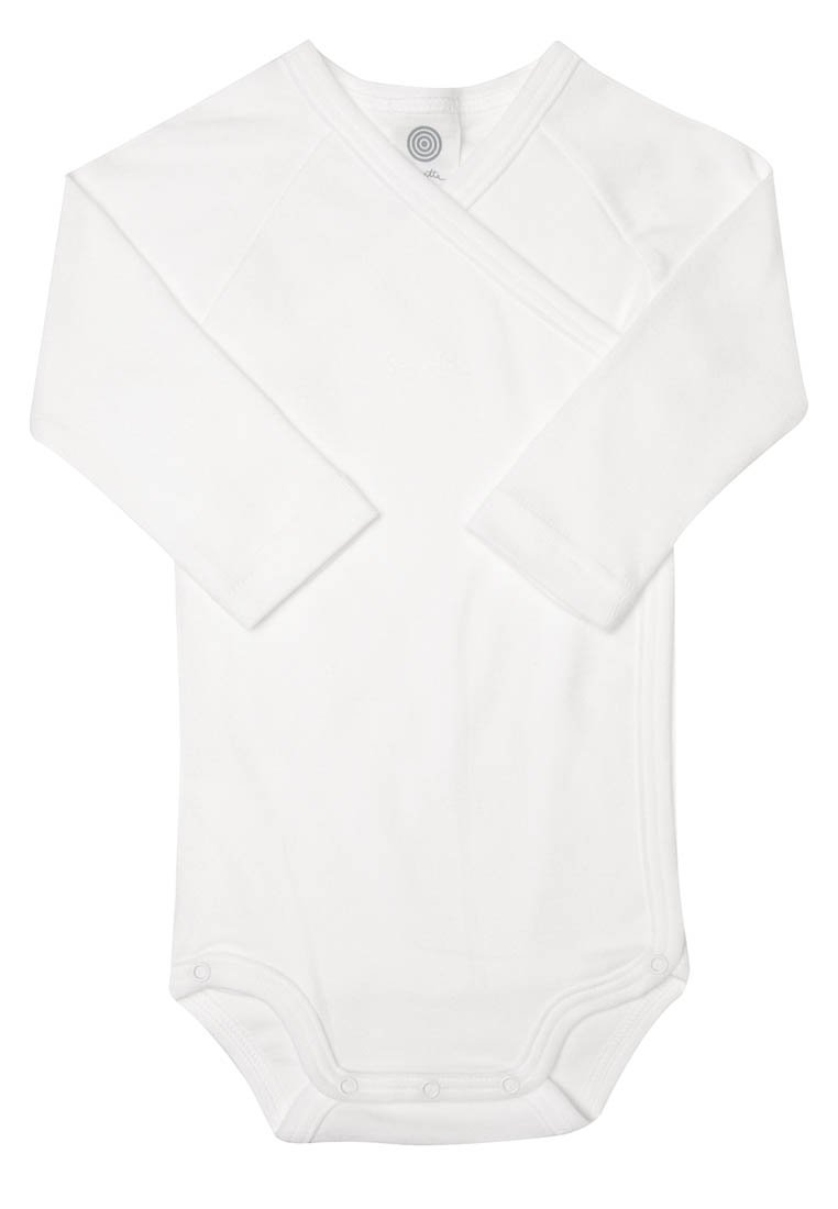 Body Bébé Sanetta – Lot De 2 En 100% Coton Bio, Manches Mi-longues, Boutons Pression Nickel Free - 3